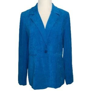 Denim & Co Women’s Teal Blazer Size Medium